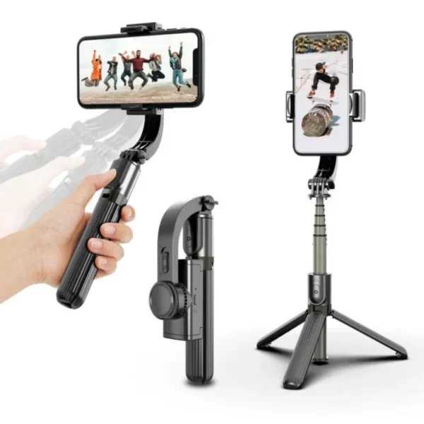 Gimbal Stabilizer Selfie Stick Tripod - L08 Anti-Shake