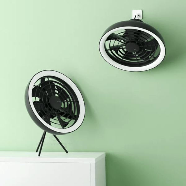JISULIFE FA17 Outdoor Camping Rechargeable Fan With LED Light