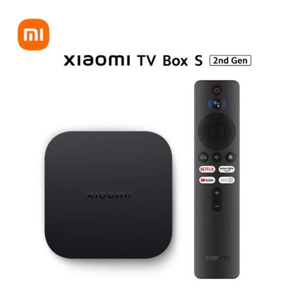 Xiaomi TV Box S (2nd Gen)- Google TV Box (4K Ultra HD, 2G, 8G )
