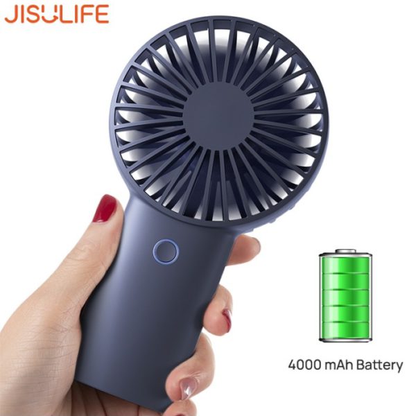 JISULIFE F2B Handheld Portable 4000mAh Rechargeable Fan